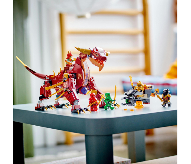 LEGO Ninjago 71793 Lawowy smok zmieniający się w falę ognia - 1144474 - zdjęcie 14